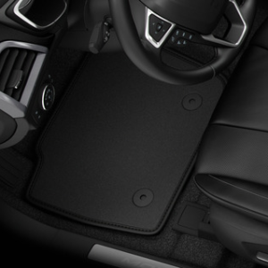 Preproge, vrhunski velur spredaj in zadaj, črne barve